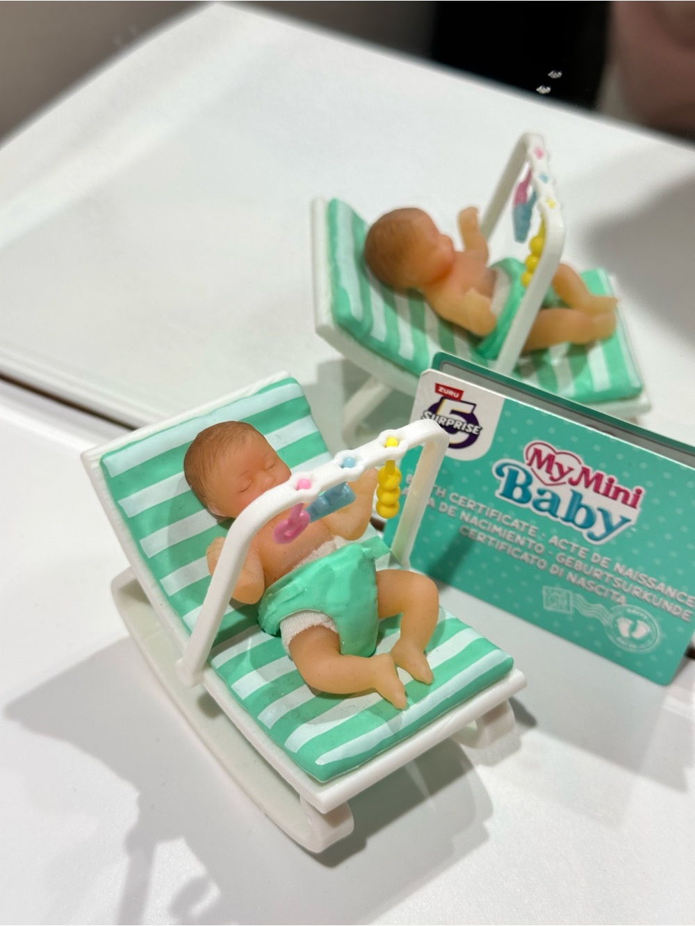 Collectible My Mini Baby doll ZURU Lounger with certificate